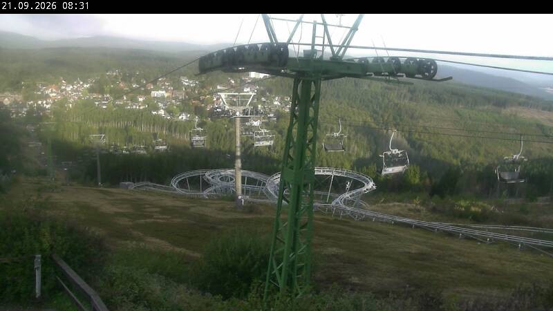 Archiv Foto Webcam Bocksberg - Bergstation der Kabinenbahn