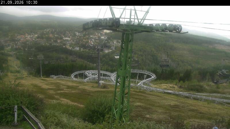 Archiv Foto Webcam Bocksberg - Bergstation der Kabinenbahn