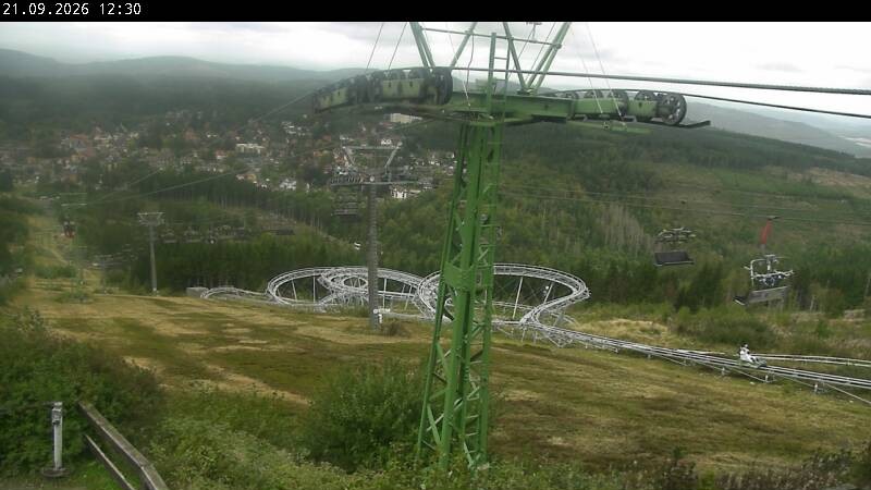 Archiv Foto Webcam Bocksberg - Bergstation der Kabinenbahn