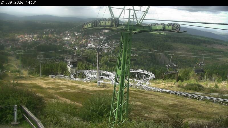 Archiv Foto Webcam Bocksberg - Bergstation der Kabinenbahn