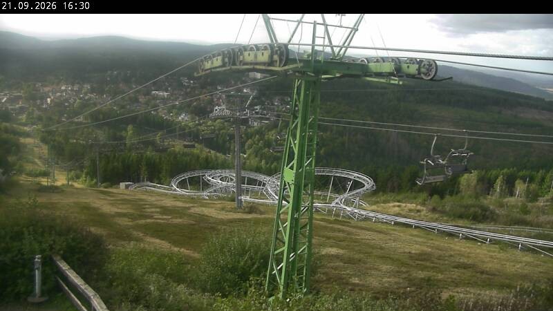 Archiv Foto Webcam Bocksberg - Bergstation der Kabinenbahn