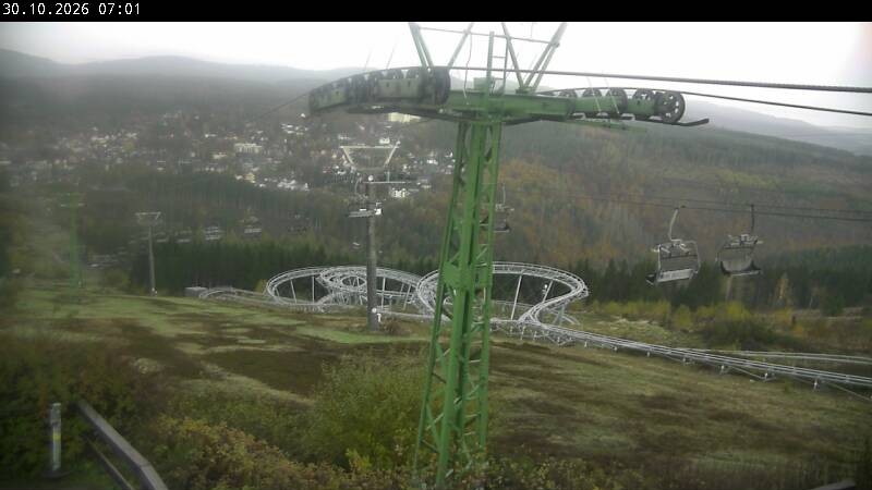 Archiv Foto Webcam Bocksberg - Bergstation der Kabinenbahn
