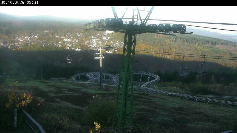 Archiv Foto Webcam Bocksberg - Bergstation der Kabinenbahn