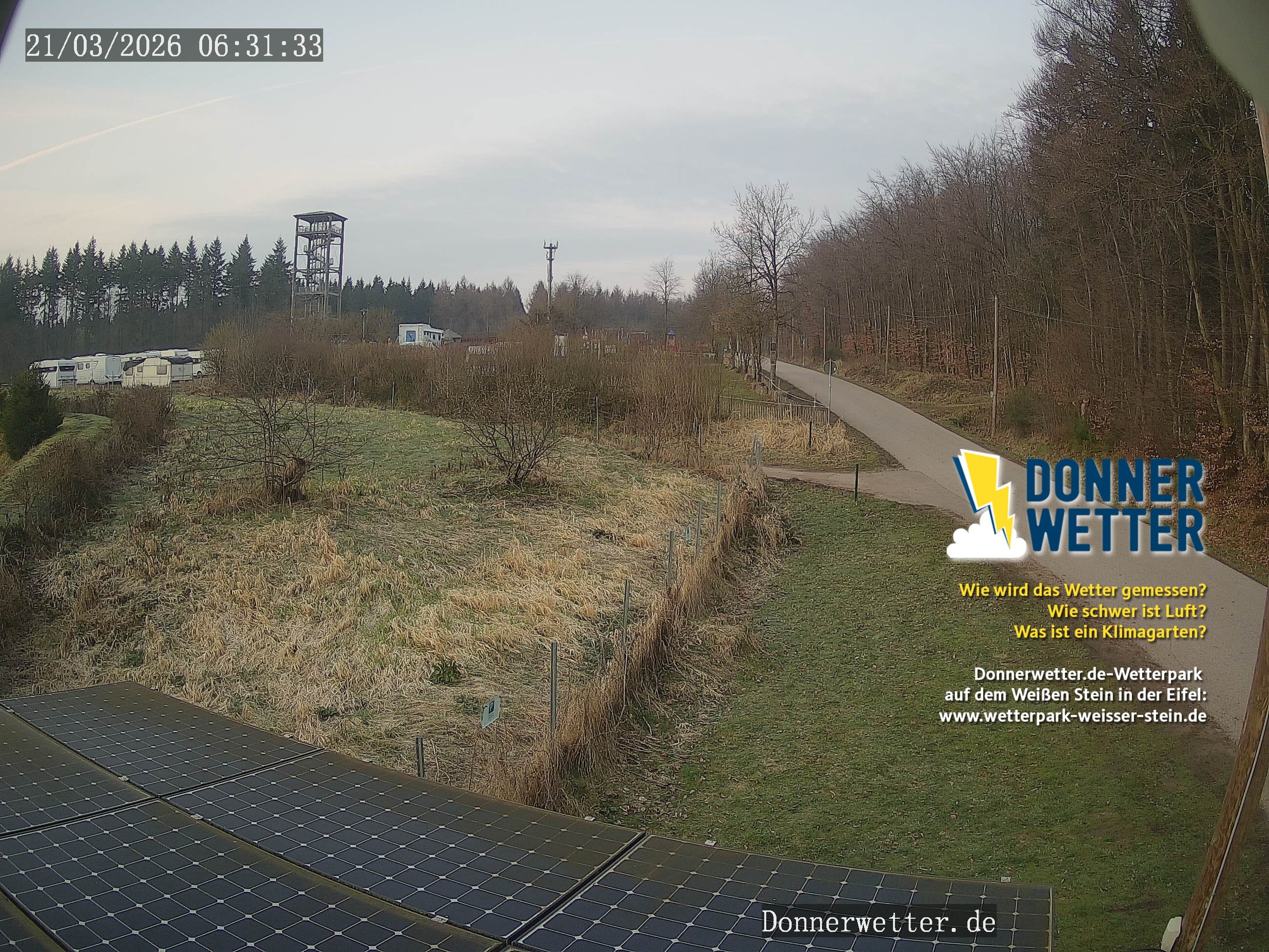 Archived image Webcam Weißer Stein mountain (Eifel)