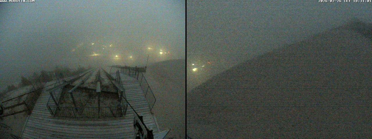 Archived image Webcam Hirschau Monte Kaolino mountain peak