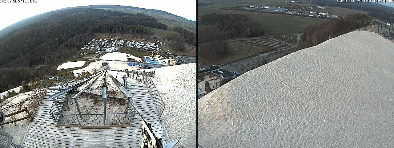 Archived image Webcam Hirschau Monte Kaolino mountain peak