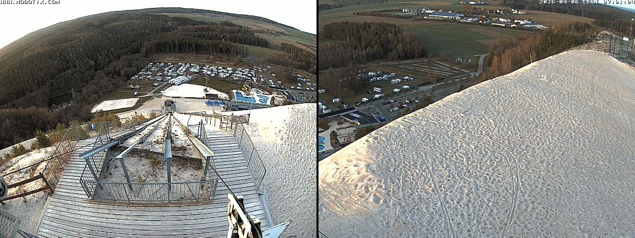 Archived image Webcam Hirschau Monte Kaolino mountain peak