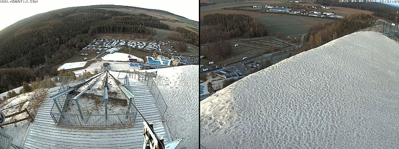 Archived image Webcam Hirschau Monte Kaolino mountain peak