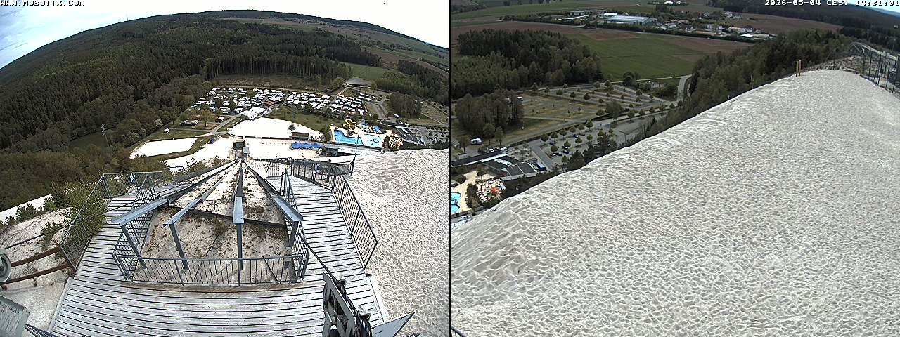 Archiv Foto Webcam Hirschau Monte Kaolino Bergspitze