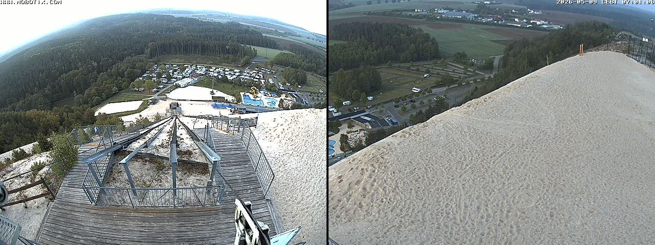 Archived image Webcam Hirschau Monte Kaolino mountain peak