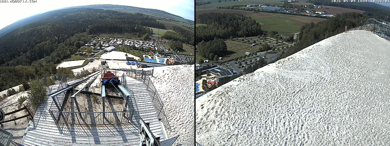 Archived image Webcam Hirschau Monte Kaolino mountain peak