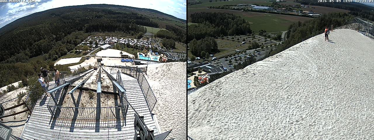 Archived image Webcam Hirschau Monte Kaolino mountain peak