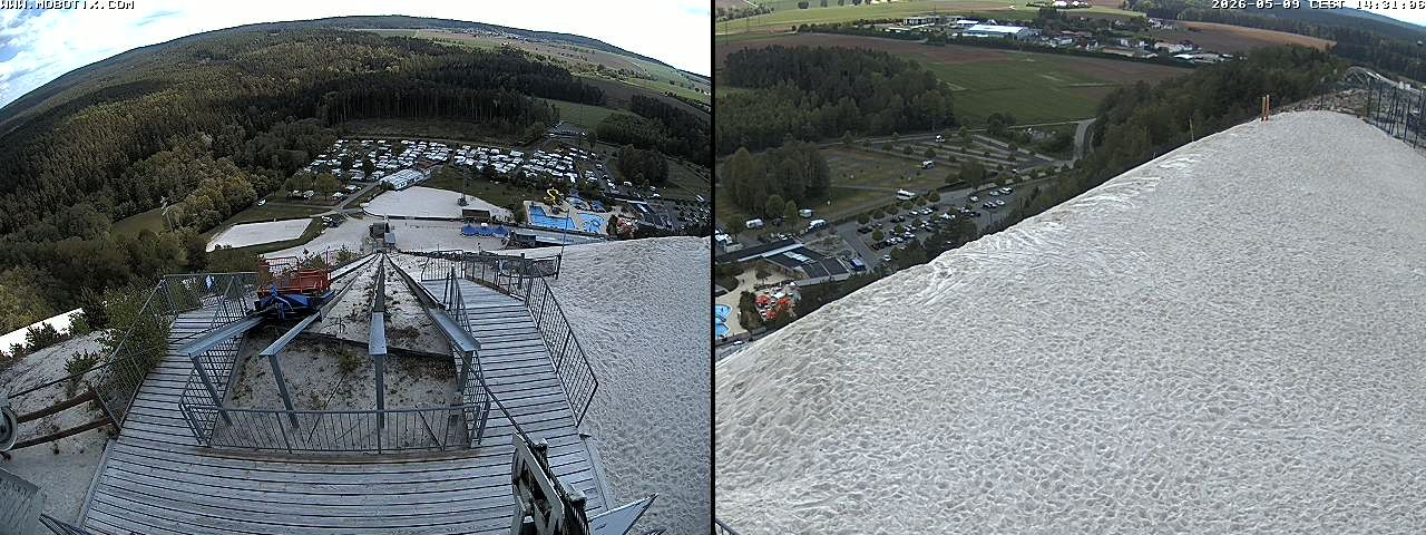 Archived image Webcam Hirschau Monte Kaolino mountain peak