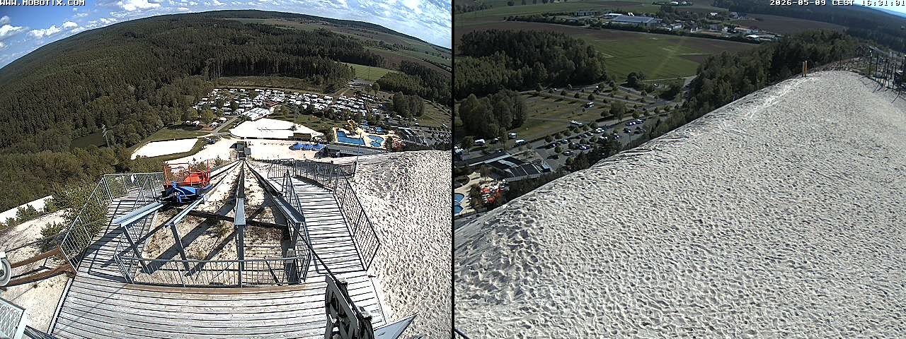 Archived image Webcam Hirschau Monte Kaolino mountain peak