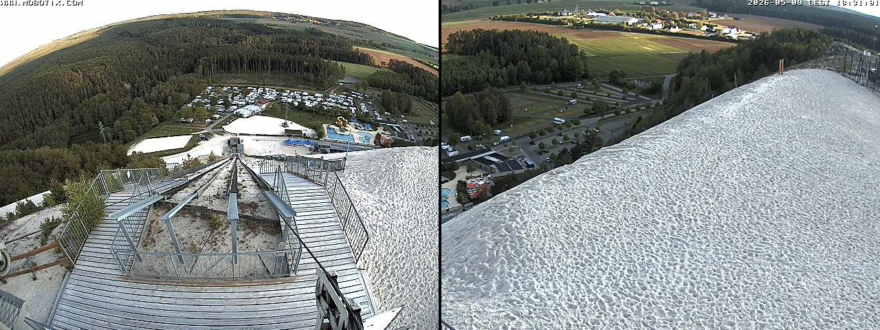 Archived image Webcam Hirschau Monte Kaolino mountain peak