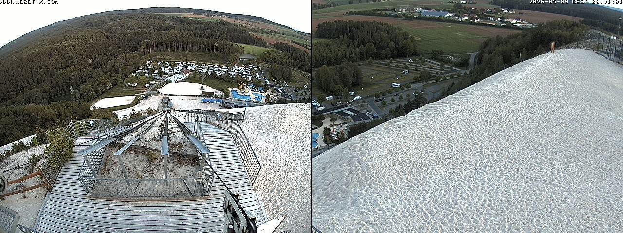 Archived image Webcam Hirschau Monte Kaolino mountain peak