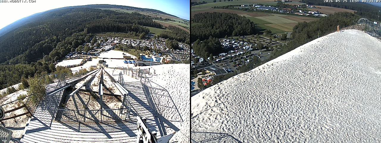 Archived image Webcam Hirschau Monte Kaolino mountain peak