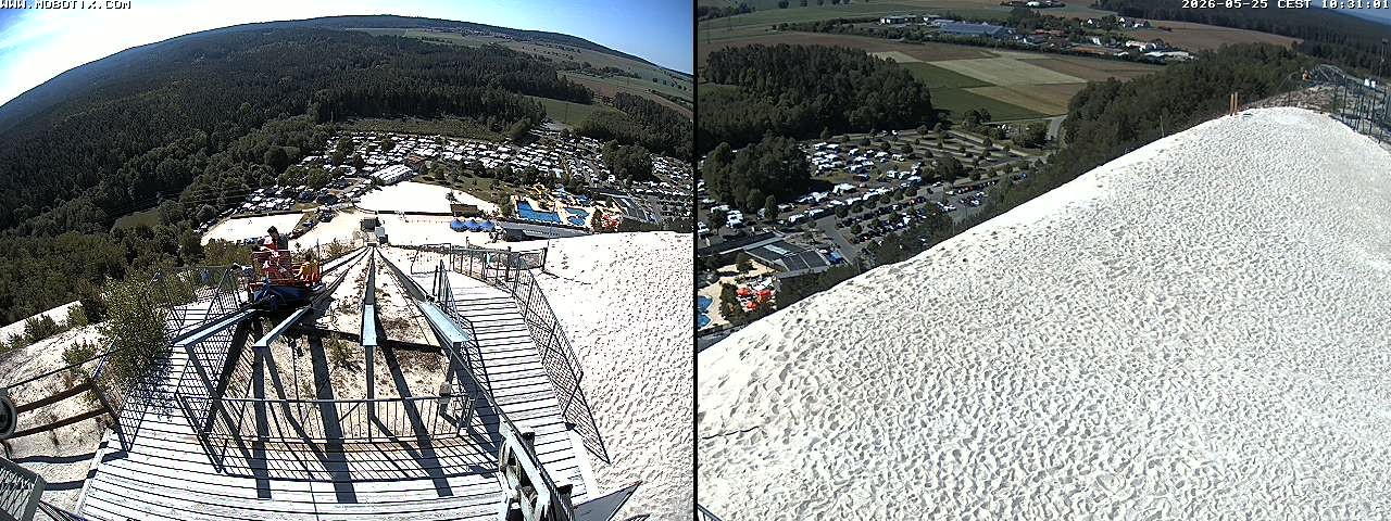 Archived image Webcam Hirschau Monte Kaolino mountain peak