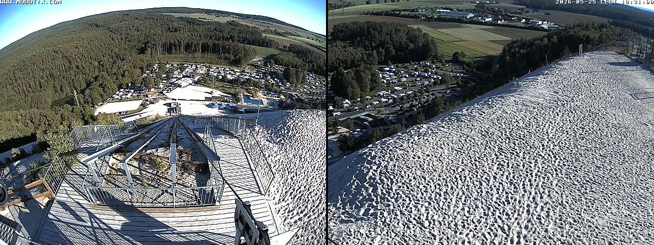 Archived image Webcam Hirschau Monte Kaolino mountain peak