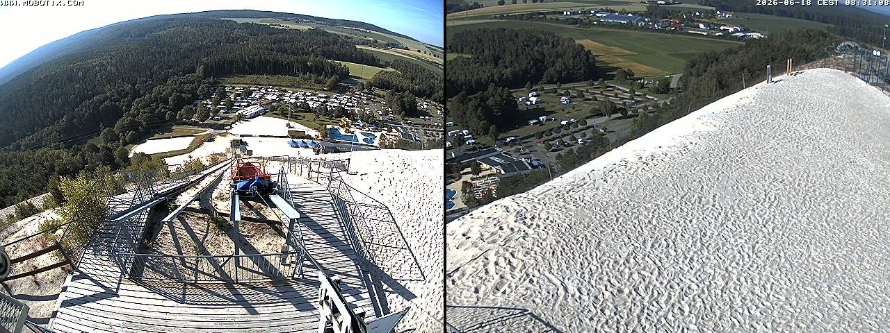 Archived image Webcam Hirschau Monte Kaolino mountain peak