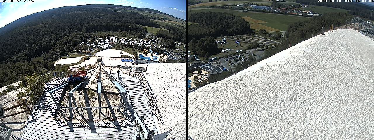 Archived image Webcam Hirschau Monte Kaolino mountain peak