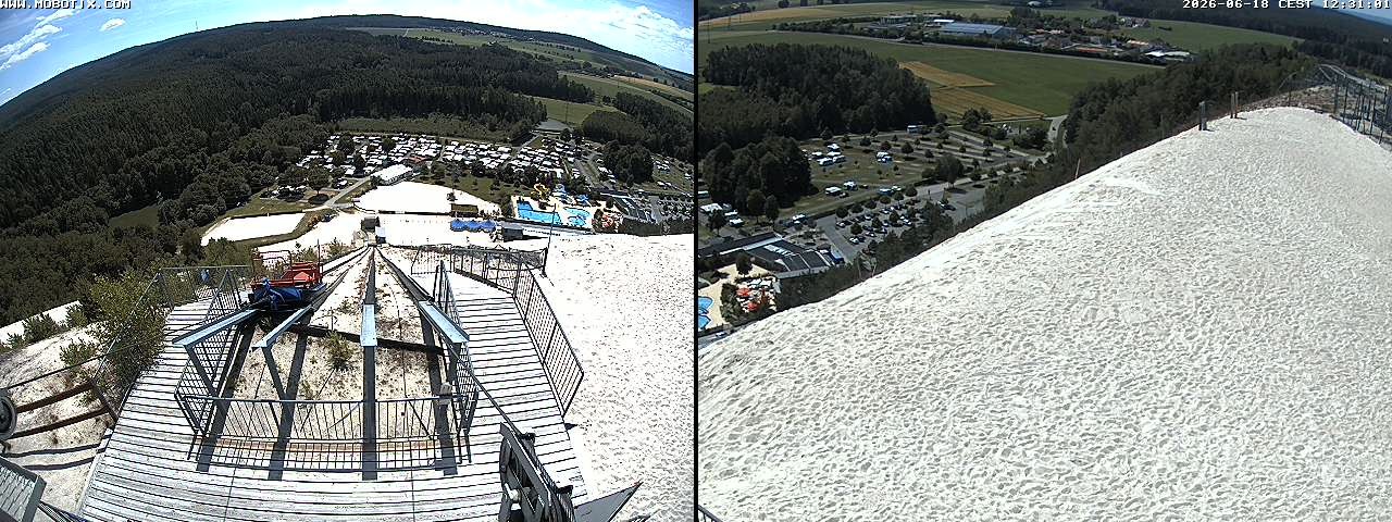 Archived image Webcam Hirschau Monte Kaolino mountain peak