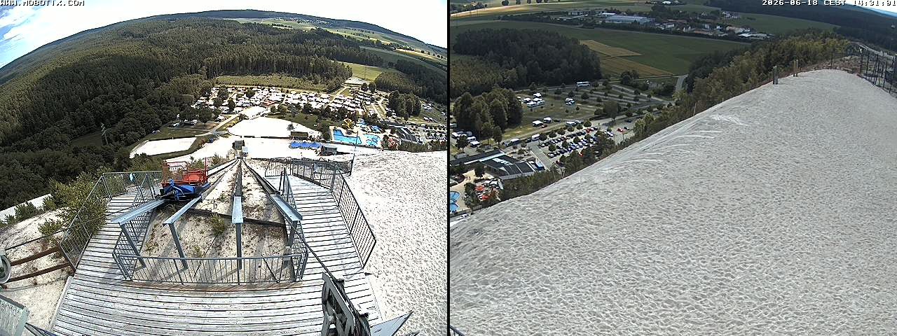Archived image Webcam Hirschau Monte Kaolino mountain peak