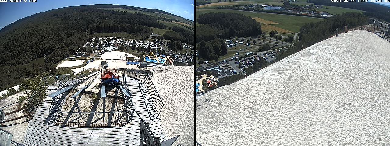Archiv Foto Webcam Hirschau Monte Kaolino Bergspitze
