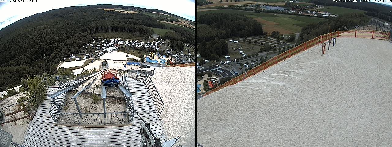 Archiv Foto Webcam Hirschau Monte Kaolino Bergspitze