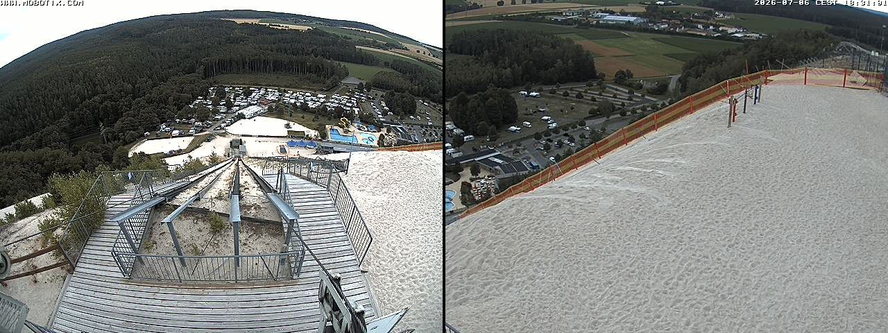 Archiv Foto Webcam Hirschau Monte Kaolino Bergspitze