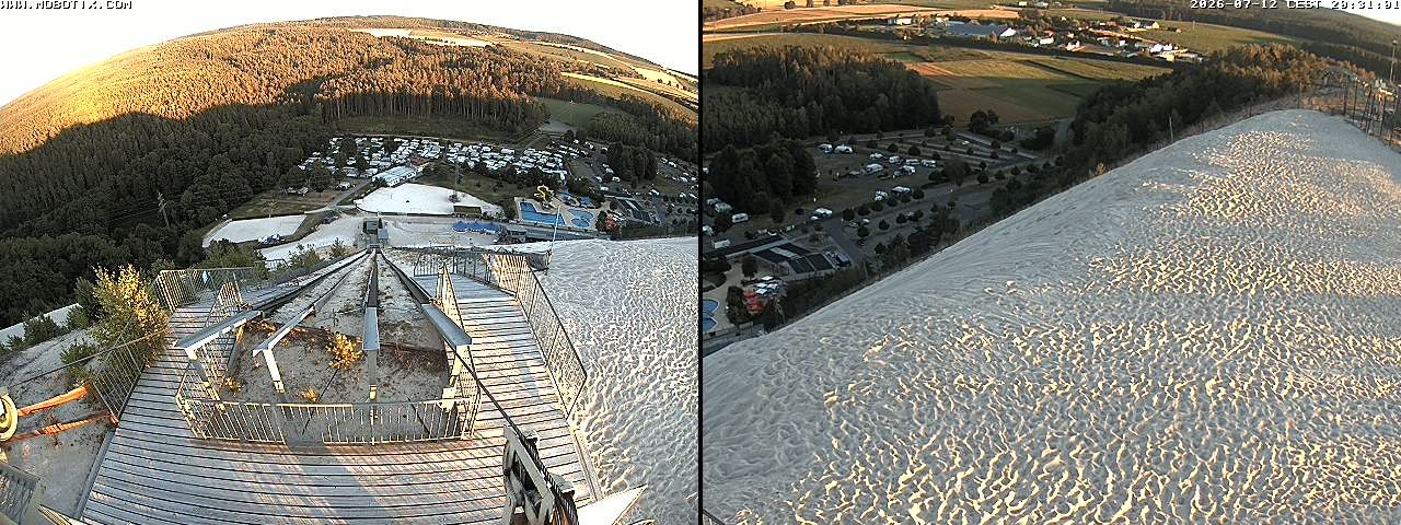 Archived image Webcam Hirschau Monte Kaolino mountain peak