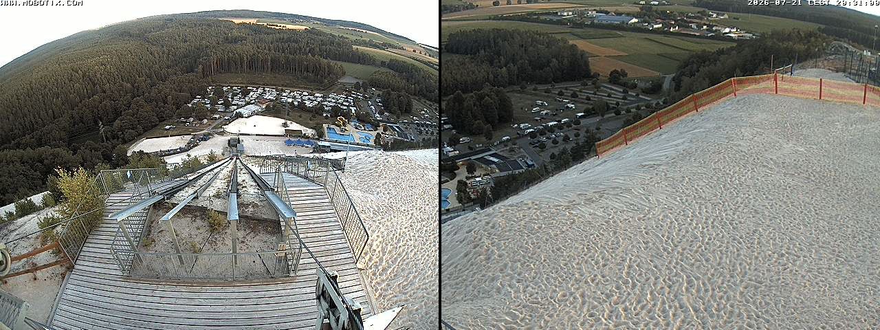 Archived image Webcam Hirschau Monte Kaolino mountain peak