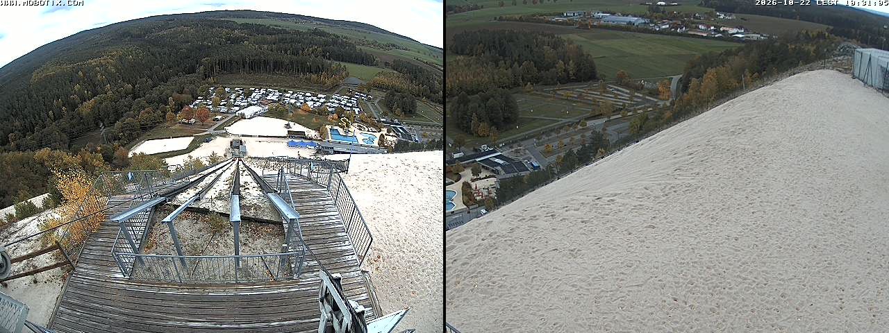 Archived image Webcam Hirschau Monte Kaolino mountain peak