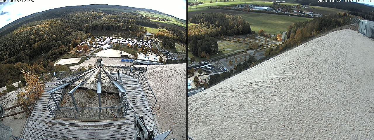 Archived image Webcam Hirschau Monte Kaolino mountain peak