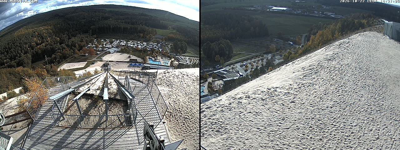 Archived image Webcam Hirschau Monte Kaolino mountain peak