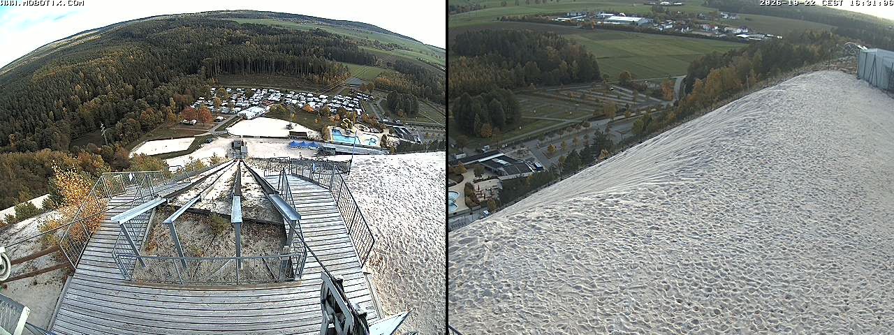 Archived image Webcam Hirschau Monte Kaolino mountain peak