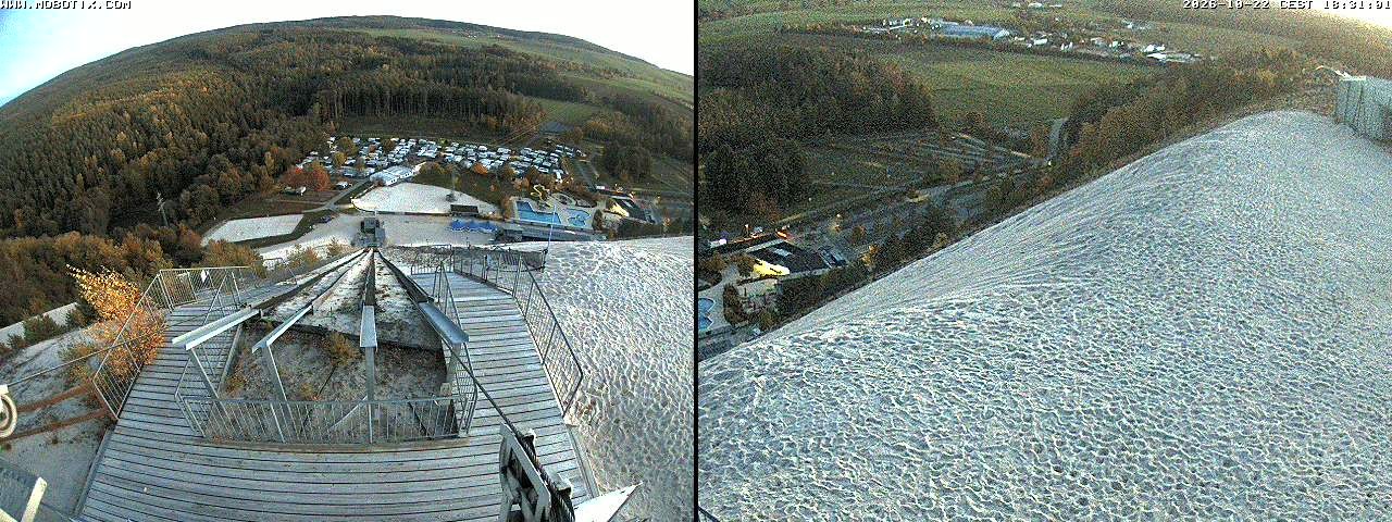 Archived image Webcam Hirschau Monte Kaolino mountain peak
