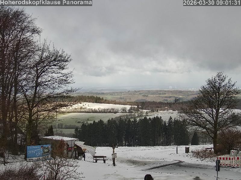 Archived image Webcam Hoherodskopfsklause, Hessen