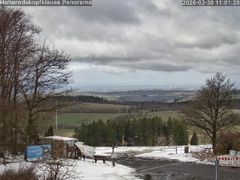 Archived image Webcam Hoherodskopfsklause, Hessen