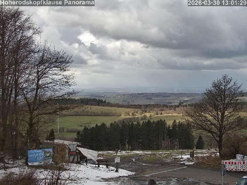 Archived image Webcam Hoherodskopfsklause, Hessen