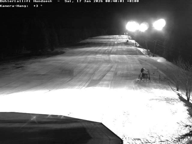 Archiv Foto Webcam Bühlertallift Hundseck Pistenblick