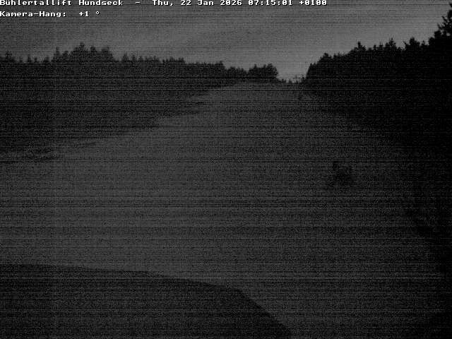 Archiv Foto Webcam Bühlertallift Hundseck Pistenblick