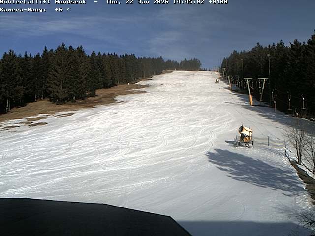 Archiv Foto Webcam Bühlertallift Hundseck Pistenblick