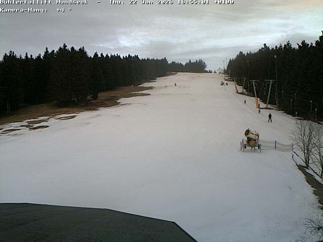 Archiv Foto Webcam Bühlertallift Hundseck Pistenblick