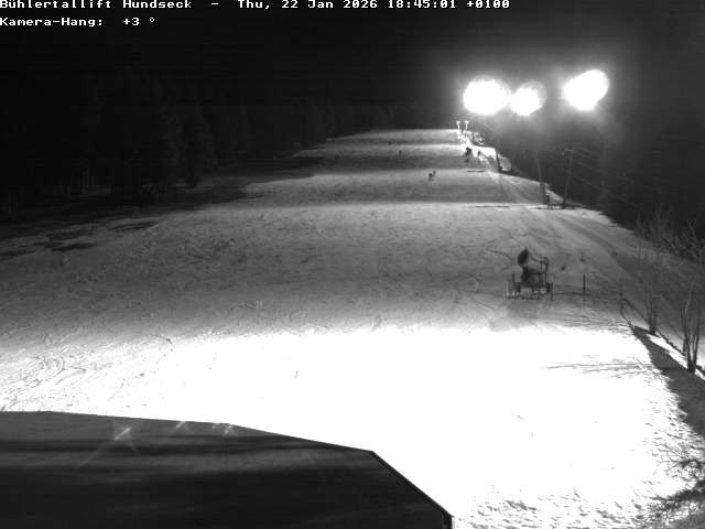 Archiv Foto Webcam Bühlertallift Hundseck Pistenblick