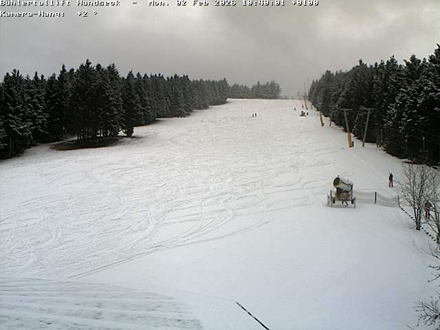 Archiv Foto Webcam Bühlertallift Hundseck Pistenblick