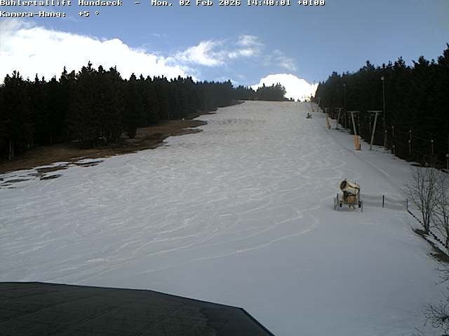 Archiv Foto Webcam Bühlertallift Hundseck Pistenblick