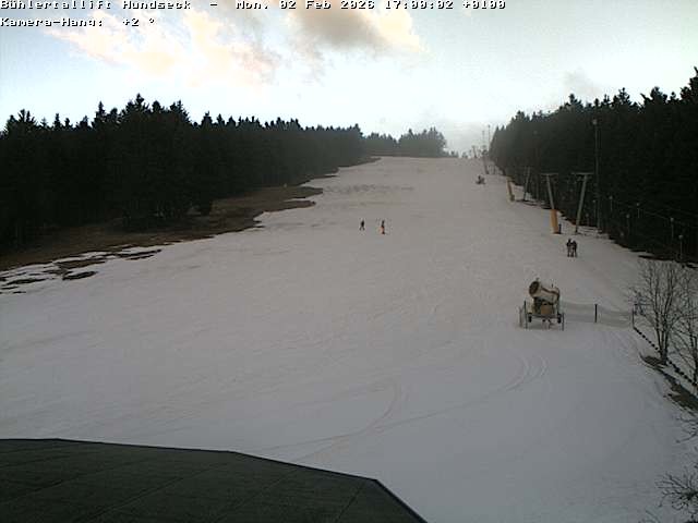 Archiv Foto Webcam Bühlertallift Hundseck Pistenblick