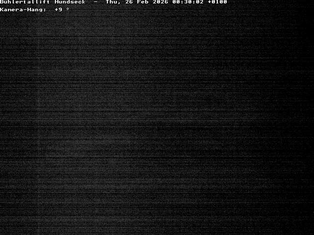 Archived image Webcam Bühlertallift Hundseck View of the Slope