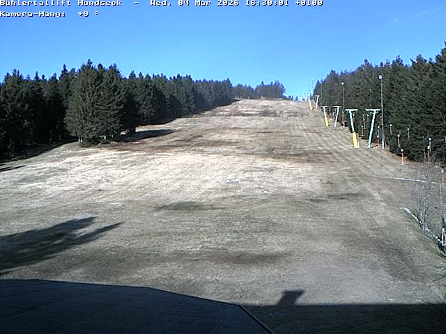 Archiv Foto Webcam Bühlertallift Hundseck Pistenblick